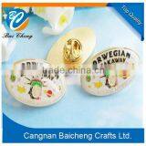 3D Die Casting Metal Badge With Safety Pin /butterfly Clasp/flat Cap for Souvenir and Company Publicity thumbnail-3