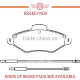 front axle brake pad with different raw materials for CITROEN XANTIA saloon car