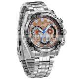 Men Sports Watch Japan Quartz Movement Custom Watches Fashion Wrist Branded Stainless Steel Mens Hand Watch thumbnail-5