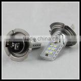 Car h7 12 Smd 5630 Led Xenon White Car Headlight Fog Light Lamp Bulb 12v Front Daylight Fog Headlight Led Brake Light