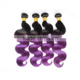 china supplier body wave brazilian human hair extension sew in human hair weave ombre hair