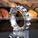 Fashion Chain Bracelet Hot Sale For Woman Supplier High Quality Stainless Steel Bicycle Chain Bracelet thumbnail-2