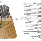 All Stainless Steel Handle 10pcs Stainless Steel Kitchen Knife Set Cooknife 10pcs Set thumbnail-1