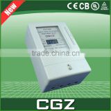 cgz White Color high precision prepaid electric energy meter price 240V