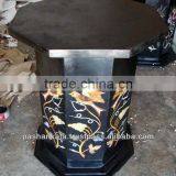 Black Marble Coffee Table Base