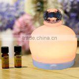 Newest Polystone USB/Battery-powered Fan Aromatherapy Diffuser,Mini Oil Diffuser,Portable Oil Dispenser W/7-color-change Light thumbnail-3