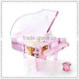Pink Crystal Music Box Toy For Birthday Favor thumbnail-1