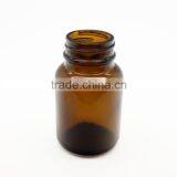 2oz Amber Medical Pills Glass Container thumbnail-2