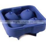 Hot Selling 4 Cavities Round Silicone Ice Ball Mold thumbnail-2