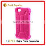 [UPO] Classical Shockproof Hybrid Combo Rose Red Silicone Back Cover Case for IPhone 5 thumbnail-2