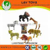 Promotion Toys 7"small World Wild Animals Models Toys 6 IN 1 thumbnail-1
