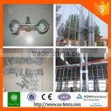 Clips of Sliver Spray Painted Fence Construction Temporary Fencing