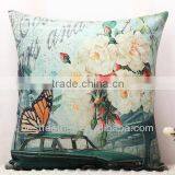 100% Short Soft Velvet Printing Cushion thumbnail-3