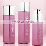 Acrylic Square Rotary Pump Bottle Cosmetic Packaging