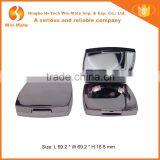 With Mirror Tawny Electroplating Empty Blush Plastic Powder Container