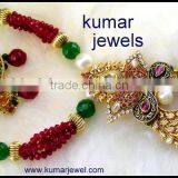 Designer Polki Neck Set thumbnail-1