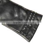 Hot Selling White Thread Little Bowknot Sheepskin Leather Gloves for Female thumbnail-5