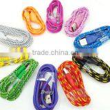 2016 High Quality Factory Price Braided Cable for IPhone 6 6s Charging Data Cable USB Cable thumbnail-1