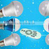 Color Temperature Adjustable Led Bulb Light E27 6W 9W,2.4g RF Remote Control Led Light Bulb thumbnail-3