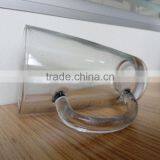 350ml Glass Shot Coffee Mugs With Handle thumbnail-3