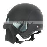 3D DOT Skull Skeleton Half Motorcycle Chopper Biker Cruiser Adult Helmet Shorty thumbnail-3