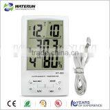 Digital Multi Wall Clock Thermometer Hygrometer thumbnail-1