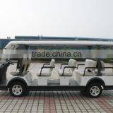 Latest 4 Wheels Battery Powered Sightseeing Car Electric Golf Cart Bus thumbnail-2