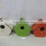 High quality ceramic small bird house