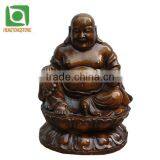 Bronze Laughing Buddha Sculpture thumbnail-1