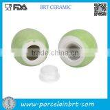 Green Pea Ceramic Salt and Pepper Shaker Wedding Favor thumbnail-3