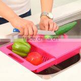 Wholesale Stock Kitchen Vegetable&Fruit Plastic Chopping Board Drain Board Draining Rack Storage Rack thumbnail-2