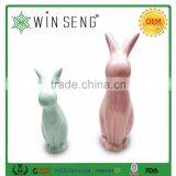 Cute Ceramic Rabbit Art,ceramic Rabbit Statue for Home Decoration thumbnail-1