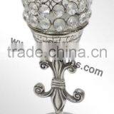 Crystal Candle Holder With Metal Stand for Wedding Decor thumbnail-6