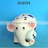 Elephant Shape Ceramic Money Saving Box