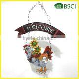 YS14798 Handcraft Rooster Wall Decoration for Garden Decoration thumbnail-1
