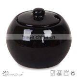Black Cheap Ceramic Sugur Bowl