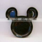 Ceramic Mickey Cartoon Food Divided Plate thumbnail-1