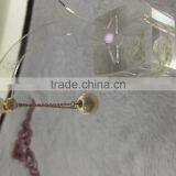 Fashionnable and Simple White Akoya Pearl Earrings With 14k Yellow Gold Study thumbnail-2