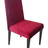 High Quality Restaurant Chair in Red Fabric thumbnail-2