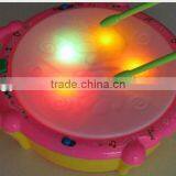 China ICTI Certified Factory New Products LED Flashing Children Toy Drum