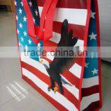 Long Nylon Webbing Handles Photo Picture Printing Laminated TNT Bag, Laminated Non-woven Shopper thumbnail-6