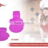 Snow Man Shaped Silicone Mat, Kitchen Pad, Kitchen Utensil thumbnail-1
