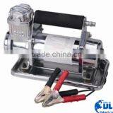 12v DC Mini Metal Auto Air Compressor Portable Car Tire Inflator thumbnail-1