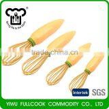 Unique Design Carrot Shape Silicone Manual Egg Beater Cook Tool thumbnail-1