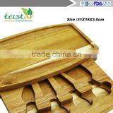 2016 Bamboo Cheese Board and Tools Set With Swivel Base thumbnail-5
