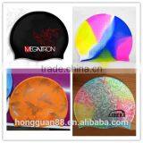 Express Silicone Ear Swim Cap / Waterproof Swimming Caps / Adult Swim Cap thumbnail-1