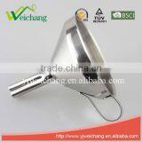 WCE207 Hot Sale Kitchenware Tool Oil Filling Funnel Stainless Steel Funnel Easy Tools High Quality thumbnail-1