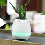 UCHOME New Plastic Flower Pot Bluetooth Speaker Smart Flower Pot Mini Speaker Music Flower Pot For Office And Home thumbnail-2