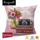 Wholesale Digital Printing Linen Cotton Cushion 40x40cm Square thumbnail-1