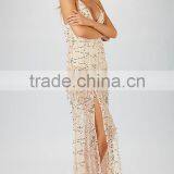 OEM Women Sequins Long Dresses Hot Sale Holiday Maxi Dress thumbnail-4